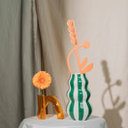 Decorative Wooden Flower | Orange Hyacinth