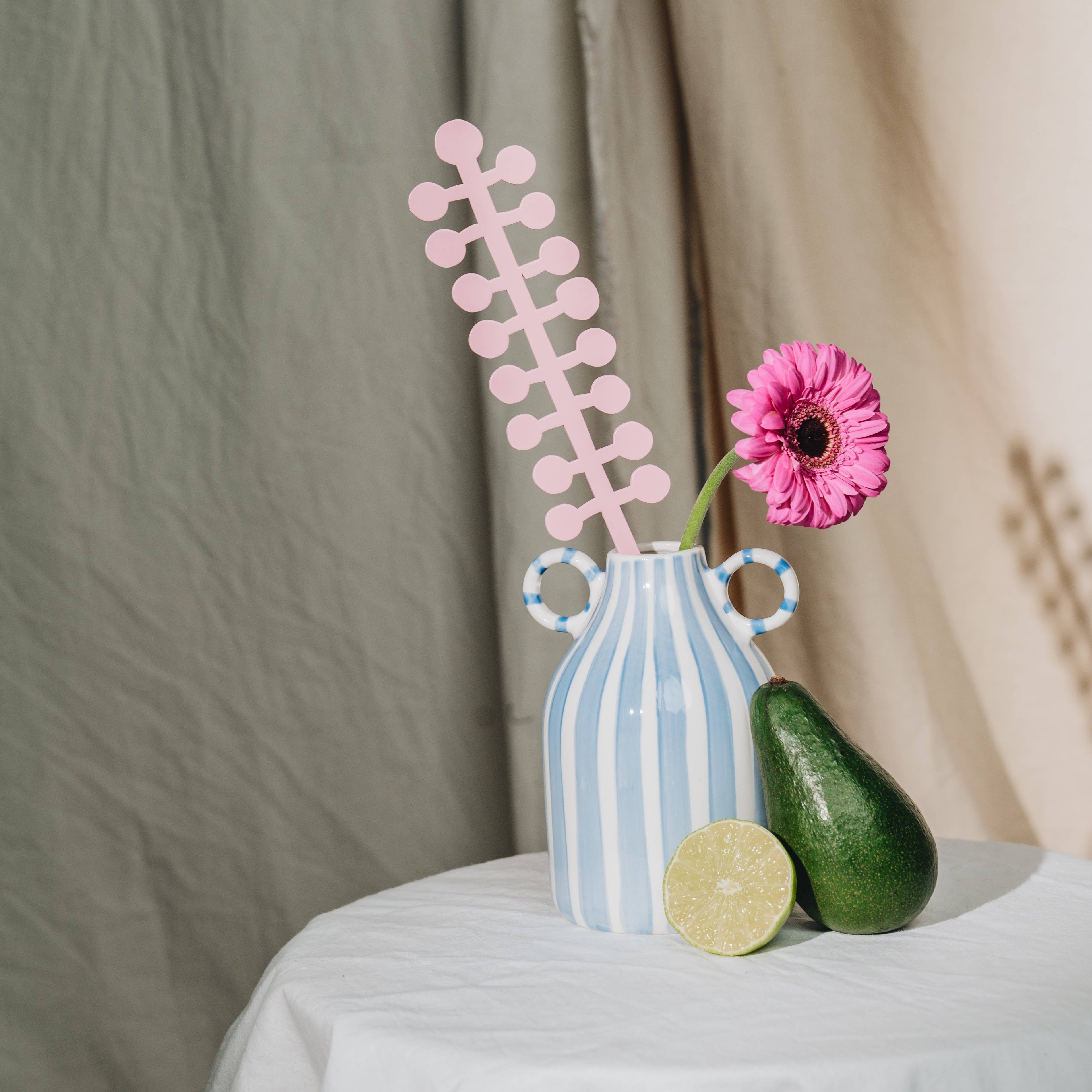 Decorative Wooden Flower | Pink Mimosa