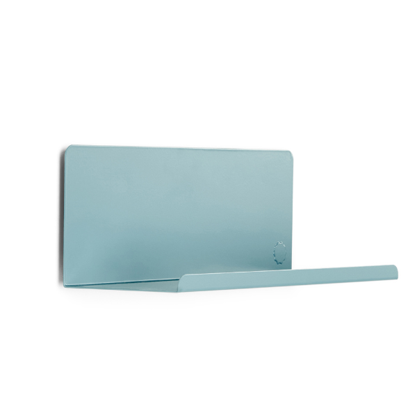 Ocean Blue Metal Wall Shelf – Small