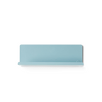 Rectangular light blue tile on a white background