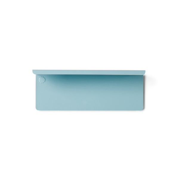 Ocean Blue Metal Wall Shelf – Small